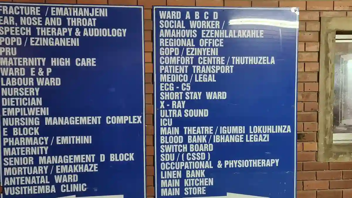 Hospital Visitor Policies at Prince Mshiyeni Memorial Hospital